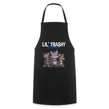 Possum design for opossum lovers and possum - Cooking Apron - black - Front - AI Model Male 185 dark (185cm)