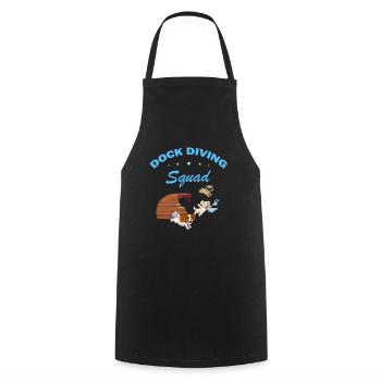 Sports nautiques pour chiens et sports nautiques pour chiens - Tablier de cuisine - noir - Devant - AI Model Male 185 dark (185cm)