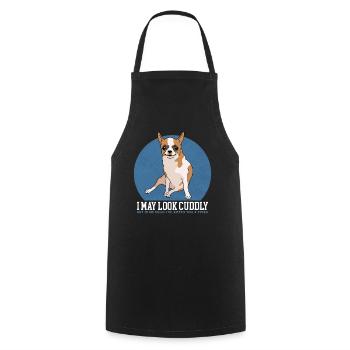 Chihuahua Dog Propriétaire de chien Chihuahua Cadeau - Tablier de cuisine - noir - Devant - AI Model Male 185 dark (185cm)