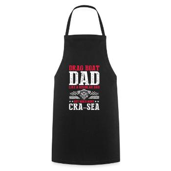 Conception de bateaux de dragster pour les plaisanciers de course - Tablier de cuisine - noir - Devant - AI Model Male 185 dark (185cm)