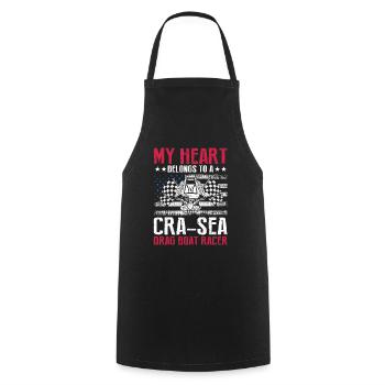 Speedboat Racing Design for Racing Boaters - Cooking Apron - black - Front - AI Model Male 185 dark (185cm)