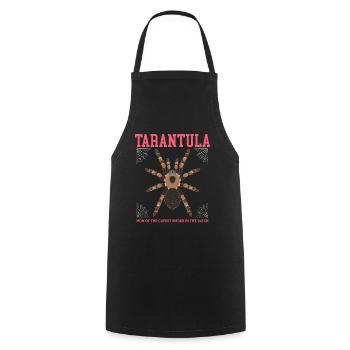 Tarentules Maman Araignée Tarentule Cadeau - Tablier de cuisine - noir - Devant - AI Model Male 185 dark (185cm)