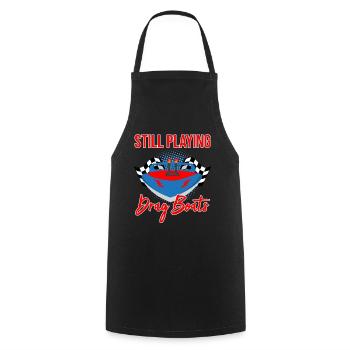 Speedboat Racing Design for Racing Boaters - Cooking Apron - black - Front - AI Model Male 185 dark (185cm)