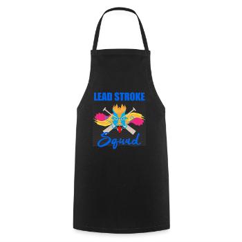 Dragon Boat Trainer for Chinese Boat Racing - Cooking Apron - black - Front - AI Model Male 185 dark (185cm)