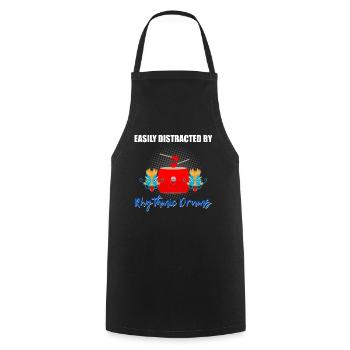 Dragon boating theme for dragon boat paddling - Cooking Apron - black - Front - AI Model Male 185 dark (185cm)