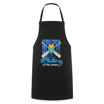 Chinese Boat Race for Dragon Boat Trainers - Cooking Apron - black - Front - AI Model Male 185 dark (185cm)