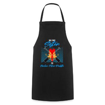 Dragon Boat Paddle pour le Festival de course de bateaux-dragons - Tablier de cuisine - noir - Devant - AI Model Male 185 dark (185cm)