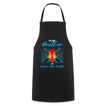 Chinese Boat Race for Dragon Boat Trainers - Cooking Apron - black - Front - AI Model Male 185 dark (185cm)
