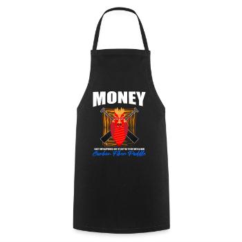 Dragon boating theme for dragon boat paddling - Cooking Apron - black - Front - AI Model Male 185 dark (185cm)