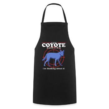 hunter hunting hunting huntress hunting license gift - Cooking Apron - black - Front - AI Model Male 185 dark (185cm)