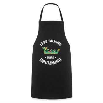 Dragon Boat Paddling for Dragon Boat Race Festival - Cooking Apron - black - Front - AI Model Male 185 dark (185cm)