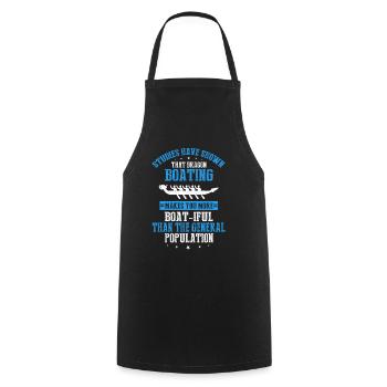 Chinese Boat Race for Dragon Boat Trainers - Cooking Apron - black - Front - AI Model Male 185 dark (185cm)