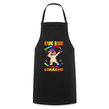 School Enrollment School Beginners Schoolchildren Gift - Cooking Apron - black - Front - AI Model Male 185 dark (185cm)