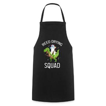 Bassoon Wind Instrument Design for Bassoonist - Cooking Apron - black - Front - AI Model Male 185 dark (185cm)