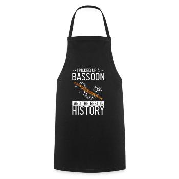 Orchestre et instrument à vent - Tablier de cuisine - noir - Devant - AI Model Male 185 dark (185cm)
