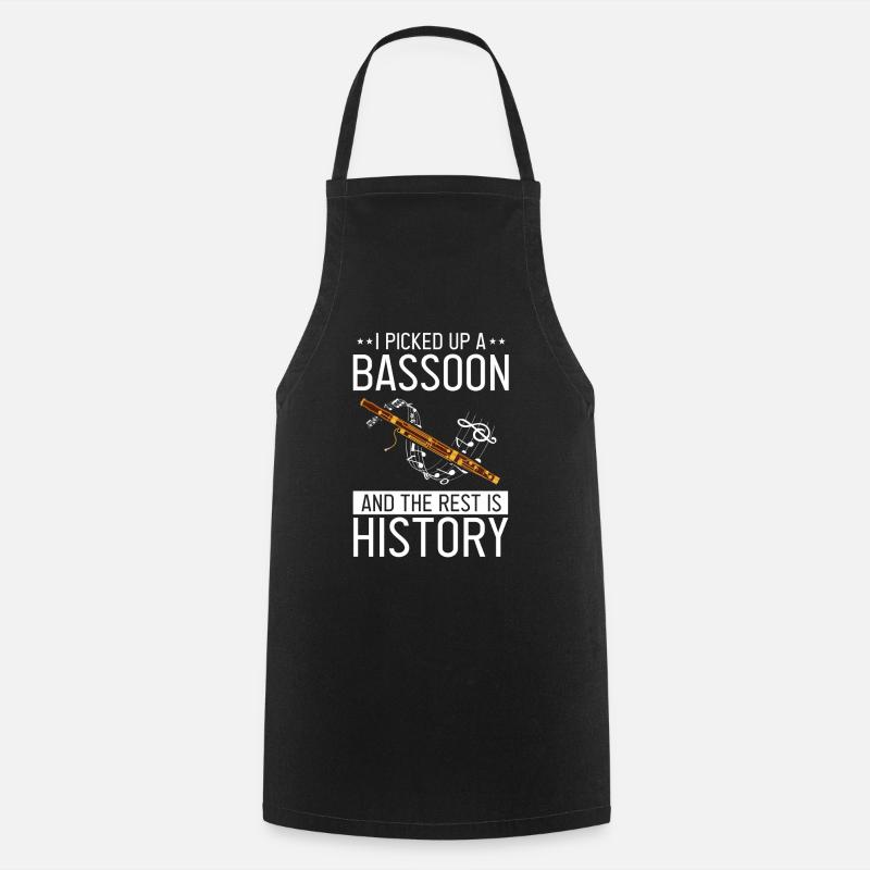 Orchestre et instrument à vent - Tablier de cuisine - noir