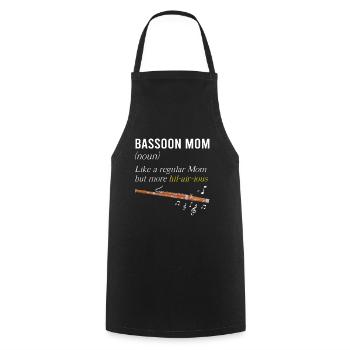 Orchestre et instrument à vent - Tablier de cuisine - noir - Devant - AI Model Male 185 dark (185cm)