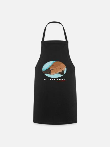 Schnabeltiere Platypus Schnabeltier Geschenk - Kochschürze - Schwarz