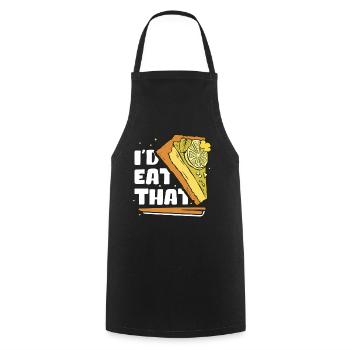 Cake Lime Cake Lemon Cake Gift - Cooking Apron - black - Front - AI Model Male 185 dark (185cm)