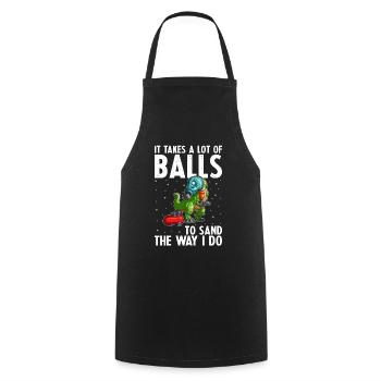 Offre de peintre automobile pour les carrossiers - Tablier de cuisine - noir - Devant - AI Model Male 185 dark (185cm)