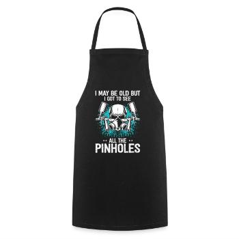 Car Painter Offer for Car Painters - Cooking Apron - black - Front - AI Model Male 185 dark (185cm)