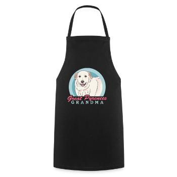 Pyrenäenberghund Grandma Hundebesitzerin Geschenk - Kochschürze - Schwarz - Vorne - AI Model Male 185 dark (185cm)