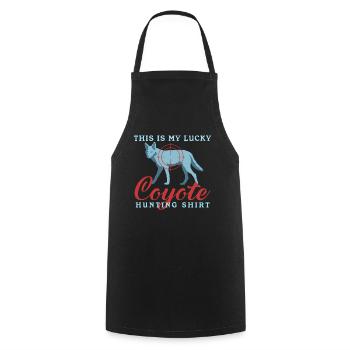 Hunting Hunter Hunting Huntress Hunting License Gift - Cooking Apron - black - Front - AI Model Male 185 dark (185cm)