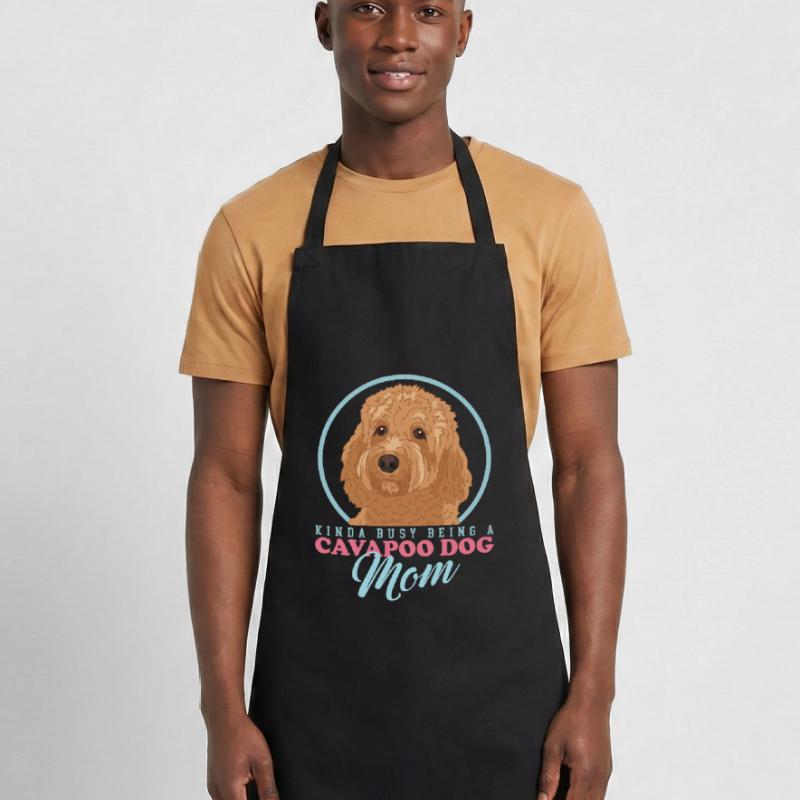 Cavapoo Mom Hund Hundebesitzer Cavoodle Geschenk Kochschürze