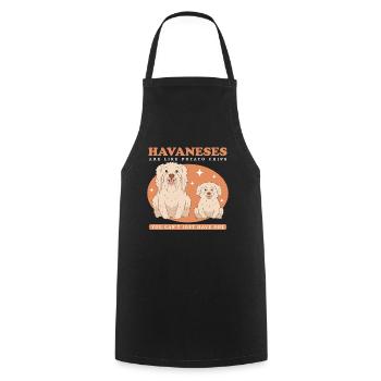 Havaneser Hunde Hundebesitzer Geschenk - Kochschürze - Schwarz - Vorne - AI Model Male 185 dark (185cm)