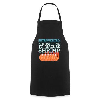 Crab Shrimp Crab Crab Lover Gift - Cooking Apron - black - Front - AI Model Male 185 dark (185cm)