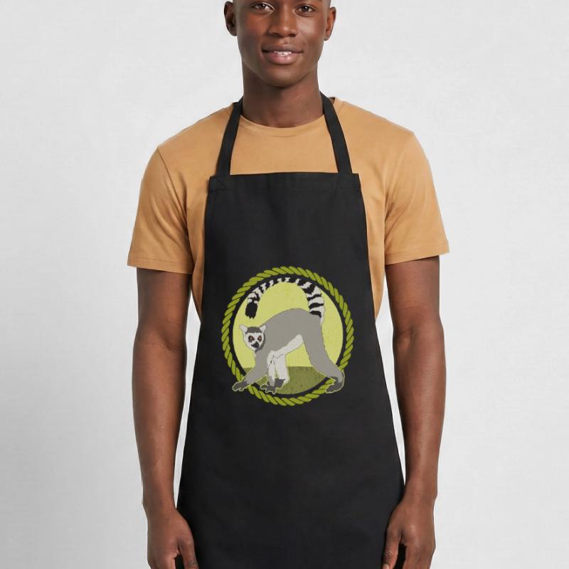 Lemur Ring-tailed lemurs Ringed Tail Lemure Gift Cooking Apron