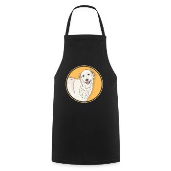 Chien de montagne des Pyrénées Chien Chien Cadeau Propriétaire - Tablier de cuisine - noir - Devant - AI Model Male 185 dark (185cm)
