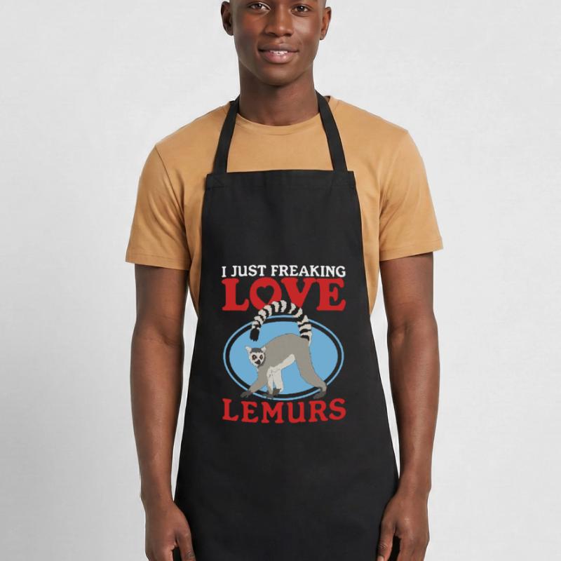 Lemur Ring-tailed lemurs Ringed Tail Lemure Gift Cooking Apron