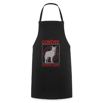 Hunter Hunt Hunting License Hunting Huntress Gift - Cooking Apron - black - Front - AI Model Male 185 dark (185cm)