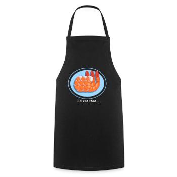 Crab Shrimp Crab Lover Crab Gift - Cooking Apron - black - Front - AI Model Male 185 dark (185cm)