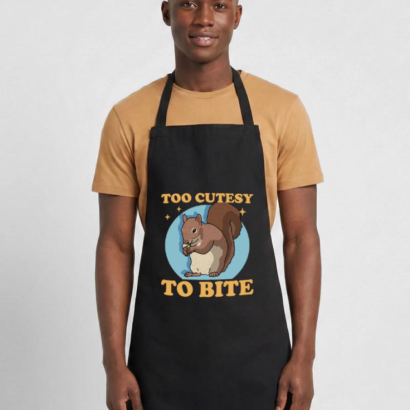 Cute Squirrel Grey Squirrel Squirrel Gift Cooking Apron