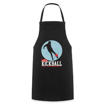 Kickball Kickball Player Kickballer Cadeau - Tablier de cuisine - noir - Devant - AI Model Male 185 dark (185cm)
