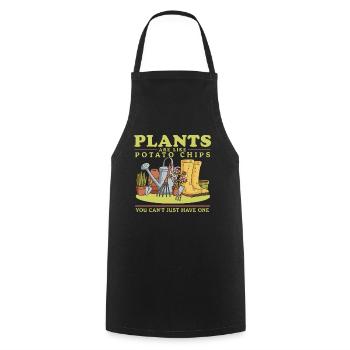 Jardinier Jardinier Jardinier Cadeau - Tablier de cuisine - noir - Devant - AI Model Male 185 dark (185cm)