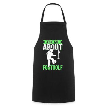 Footgolf Soccer Golf Player Footgolfer - Cooking Apron - black - Front - AI Model Male 185 dark (185cm)