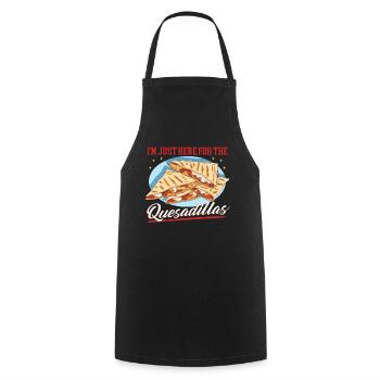 Quesadilla Mexican Quesadillas Gift - Cooking Apron - black - Front - AI Model Male 185 dark (185cm)