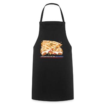 Quesadillas Mexican Quesadilla Gift - Cooking Apron - black - Front - AI Model Male 185 dark (185cm)