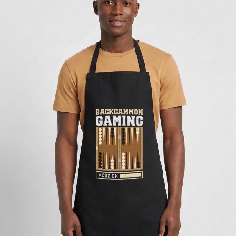 Backgammon Board Game Backgammon Player Gift Cooking Apron