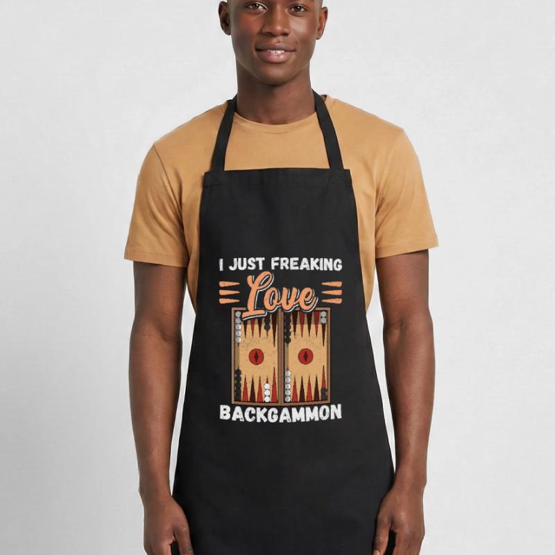 Backgammon Board Game Backgammon Play Gift Cooking Apron