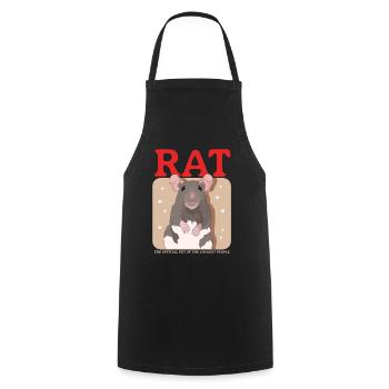 Rats Rat Owner Rat Lover Gift - Cooking Apron - black - Front - AI Model Male 185 dark (185cm)