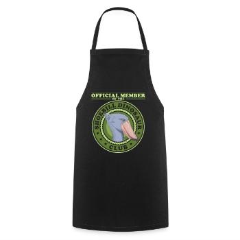 Schuhschnabel Vogel | Shoebill Vögel Geschenk - Kochschürze - Schwarz - Vorne - AI Model Male 185 dark (185cm)