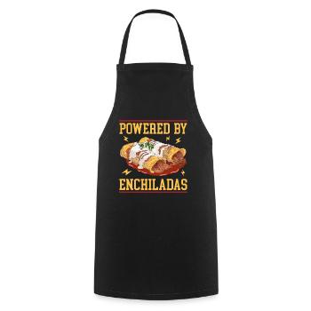 Enchilada Mexican Food Enchiladas Gift - Cooking Apron - black - Front - AI Model Male 185 dark (185cm)