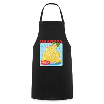 Limonade Zitronen Limonade Brause Geschenk - Kochschürze - Schwarz - Vorne - AI Model Male 185 dark (185cm)