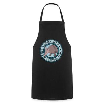 Armadillo Nine-Tie Armadillo Gift - Cooking Apron - black - Front - AI Model Male 185 dark (185cm)