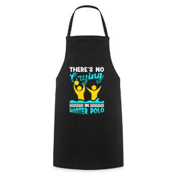 Water polo funny water polo player gift - Cooking Apron - black - Front - AI Model Male 185 dark (185cm)