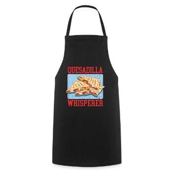 Quesadilla Tortilla Quesadillas Gift - Cooking Apron - black - Front - AI Model Male 185 dark (185cm)